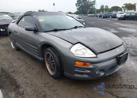 2003 Mitsubishi Eclipse Spyder Gts z USA, uszkodzony, nr VIN 4A3AE75H13E017102